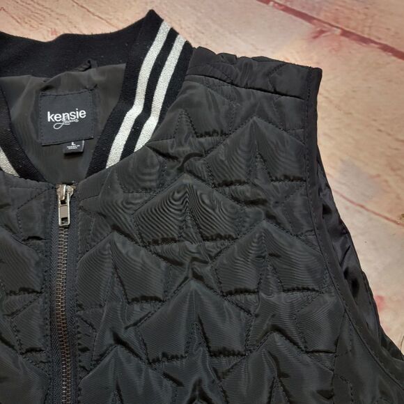 Kensie Jeans quilted vest L - Picture 3 of 5